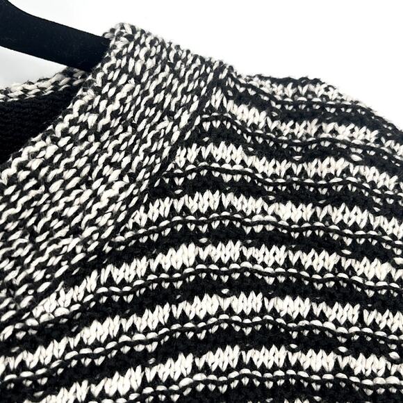 Field & Flower Anthropologie Greta Striped Pullover Sweater Top XS Chunky Knit - Picture 7 of 11
